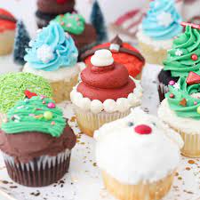 Assorted Christmas Cupcakes