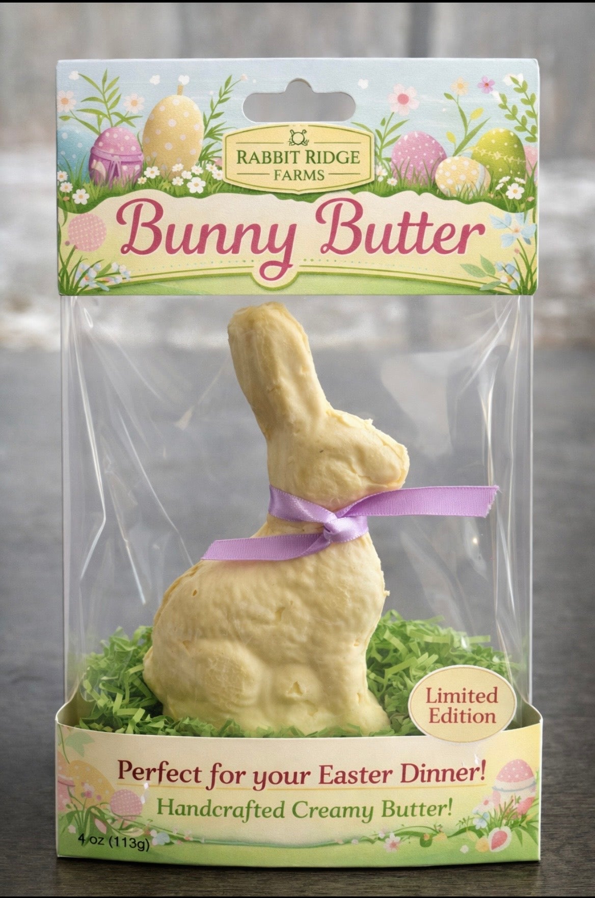 Bunny Butter – Handmade Easter Butter Sculpture (Limited Edition, 4 oz)