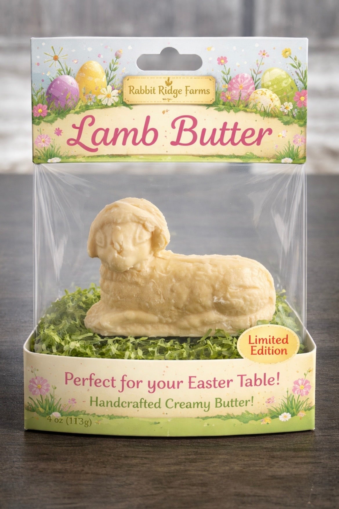 Lamb Butter – Handmade Easter Butter Sculpture (Limited Edition, 4 oz)