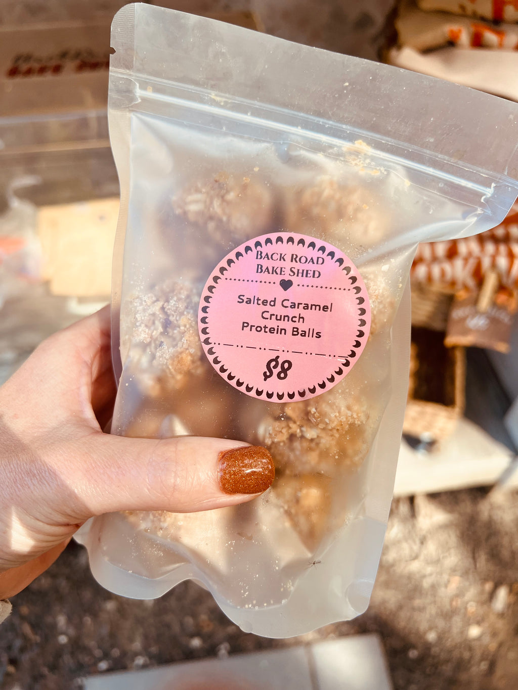 Salted Caramel Protein Balls