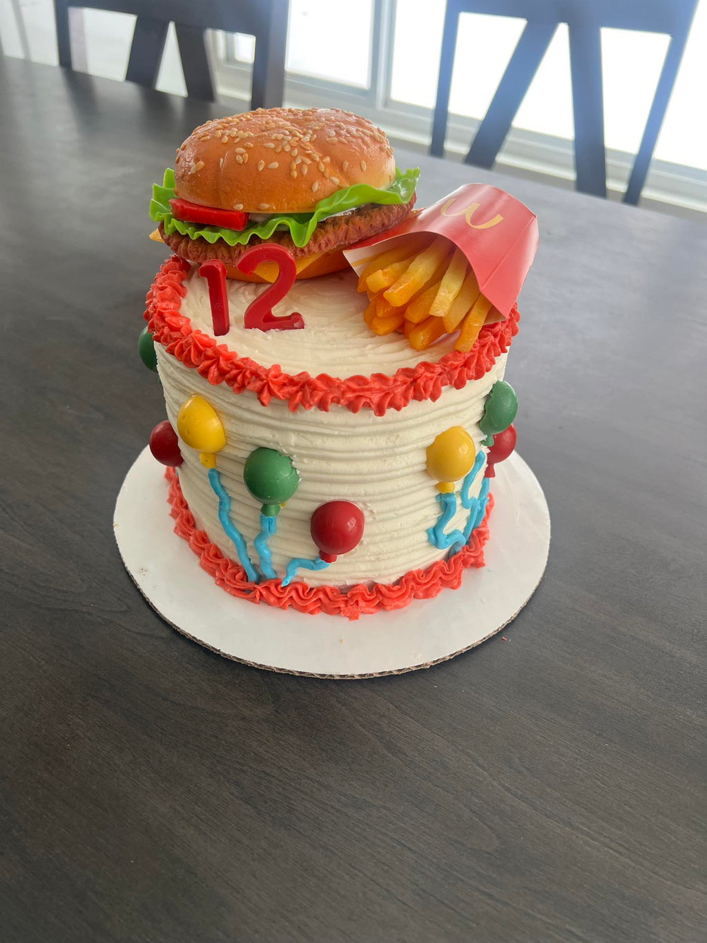 6 inch deorated cake